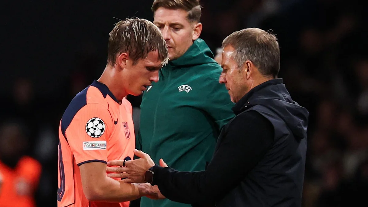 Barcelona fear Dani Olmo could miss key fixtures with latest injury setback